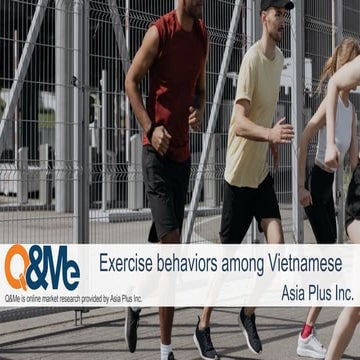 Survey about Vietnamese exercise behaviors