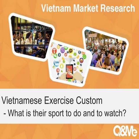 Survey about Vietnamese exercise behaviour