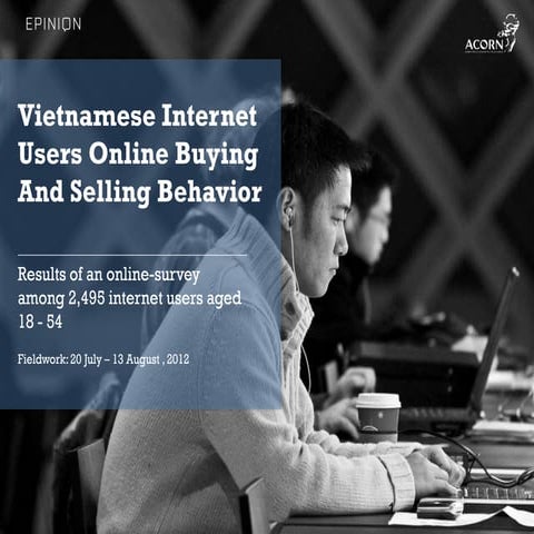 Vietnamese internet users online buying and selling behaviour