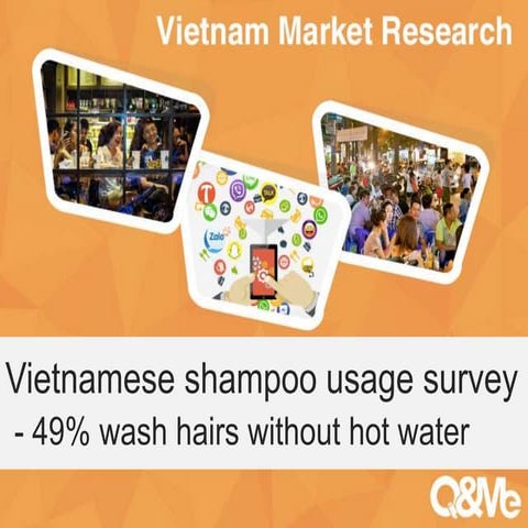 Vietnamese shampoo usage survey