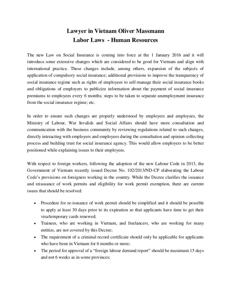 Labor laws of vietnam essay picture