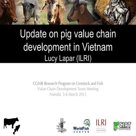 Update on pig value chain development in Vietnam
