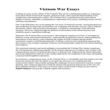 Vietnam War Essays.pdf