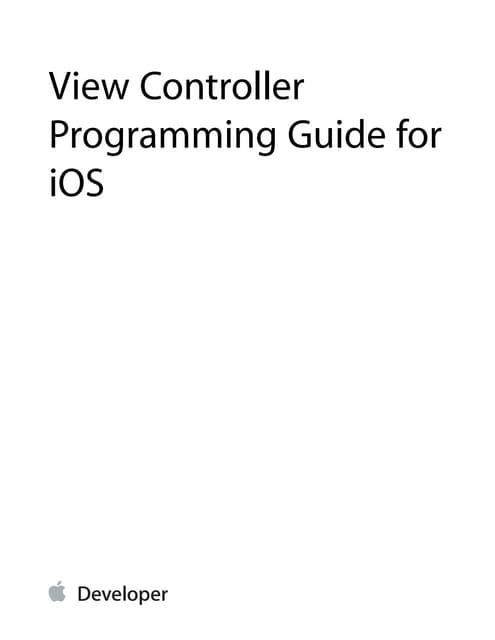 View controllerp gforios
