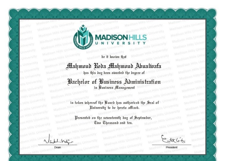 Bachelor of Business Administration
