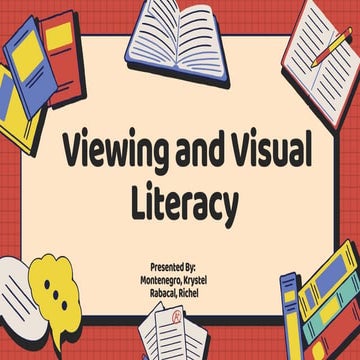 Visual literacy ppt | PPTX