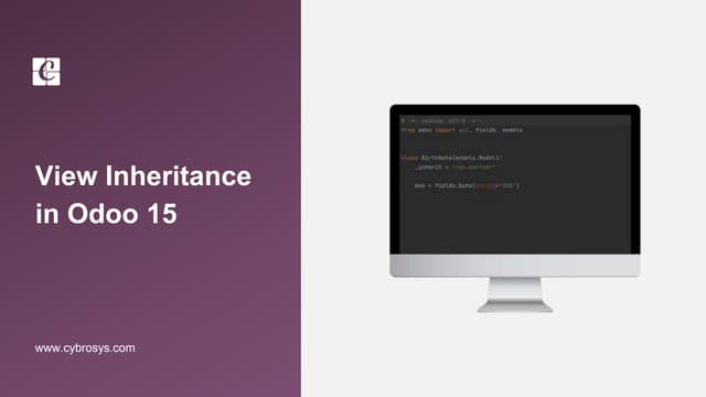 View Inheritance in Odoo 15