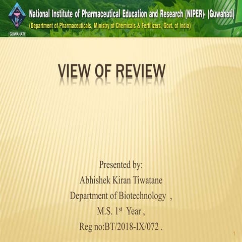 View of review | PPT