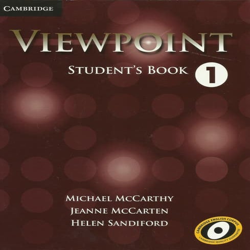 viewpoint 1 student's book | PDF