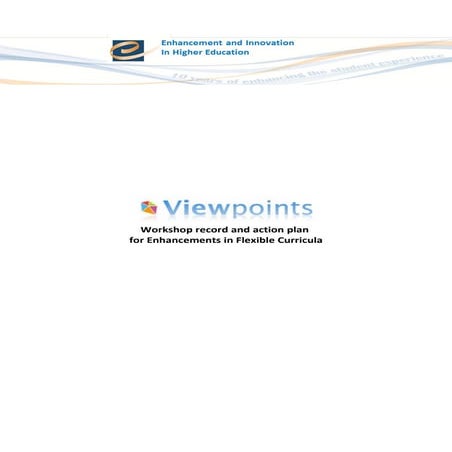 Flexible Curricula Viewpoints action plan template 
