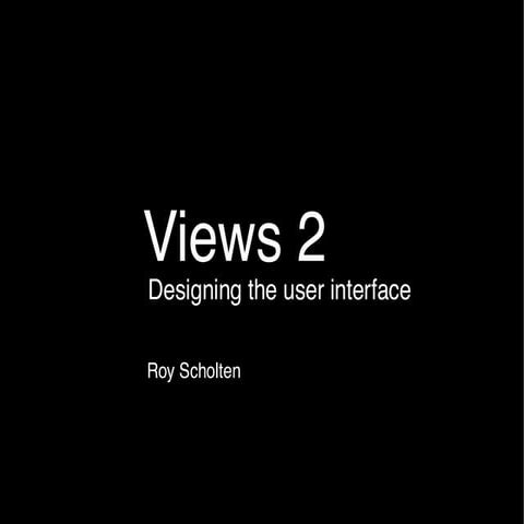 Views 2 UI design process