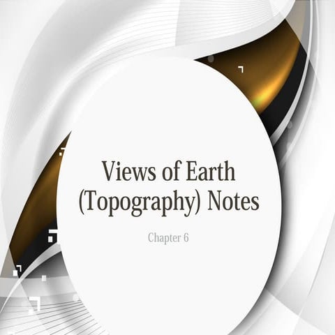 Topography PowerPoint