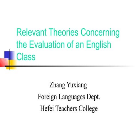 Views of lge and learning theories