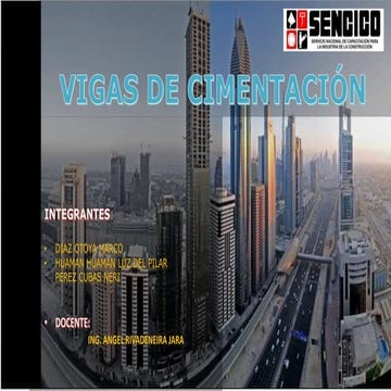 Vigas de cimentacion
