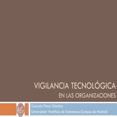 Vigilancia Tecnológica