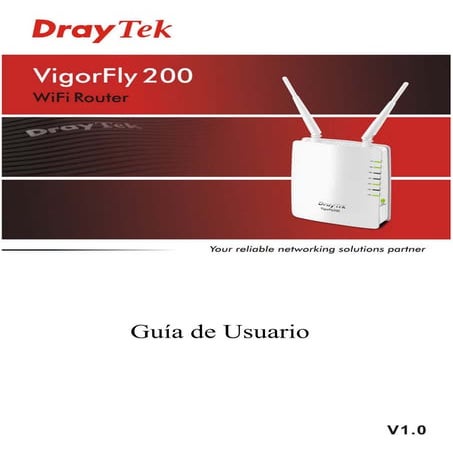 Manual Router Yota Vigor fly200 