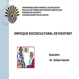 Enfoque Sociocultural de Vigotsky