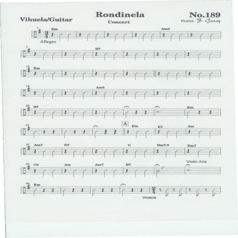 Vihuela guitar 189 | PDF