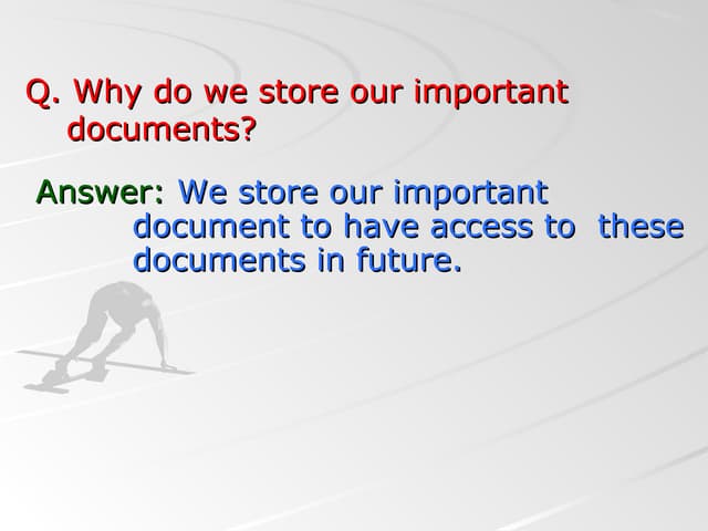 STORAGE DEVICES