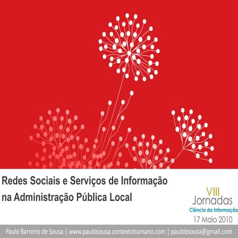 Redes Sociais e Serviços de Informação na Administração Pública Local