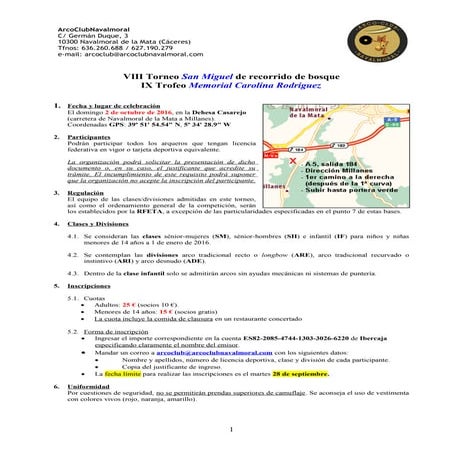 Viii torneo san miguel bases