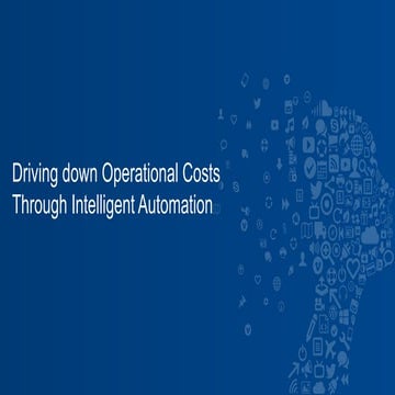 Driving down air transport operational costs through intelligent automation -...