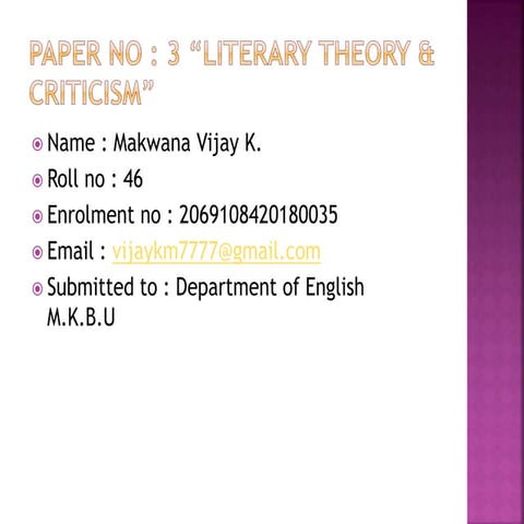 Wordsworth's Preface...