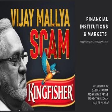 Vijay Mallya Scam