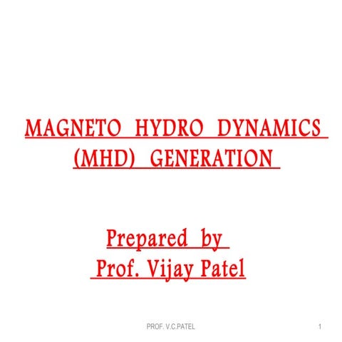 Vijay patel mhd system