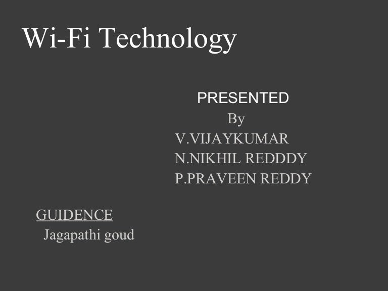 wi fi ppt