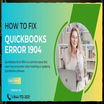 How to Fix QuickBooks Install Error 1935 A Step-by-Step Guide | PDF