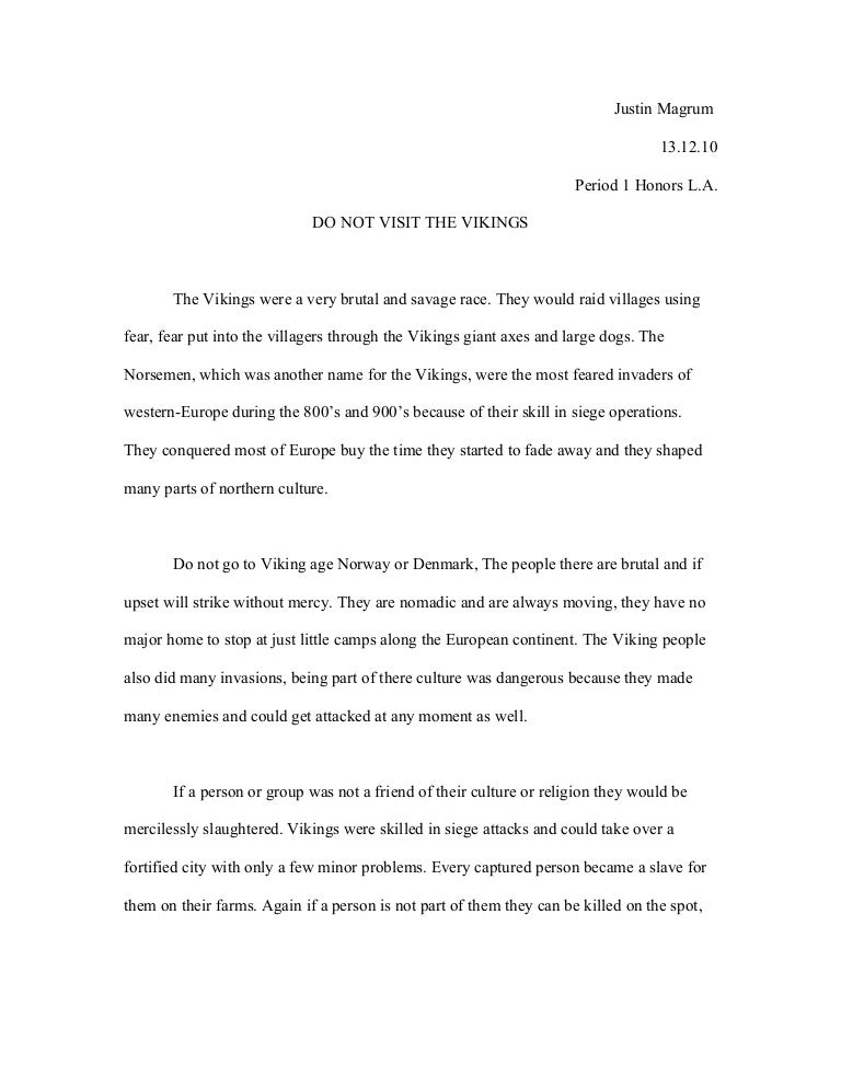 Essay vikings login 04 picture
