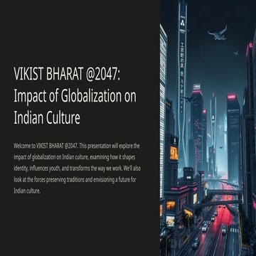 VIKIST-BHARAT-2047-Impact-of-Globalization-on-Indian-Culture.pptx