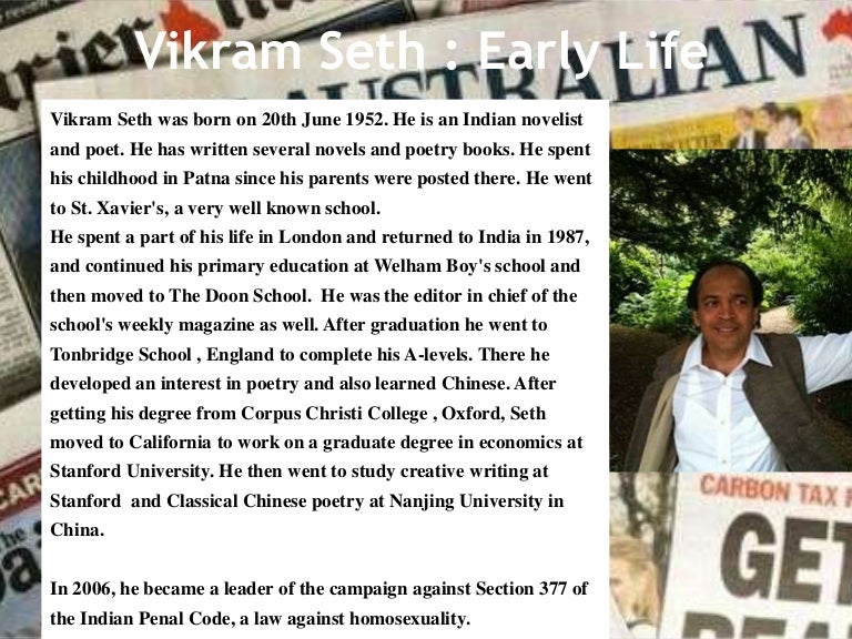 Vikram Seth