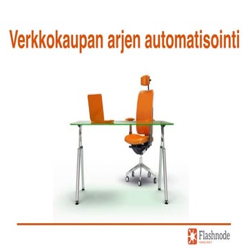 Verkkokaupan arjen automatisointi