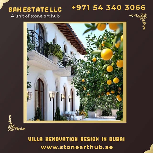 Villa Renovation Design in Dubai - ☎ +971 54 340 3066 | PDF