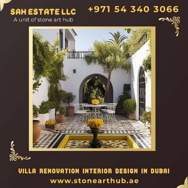 Villa Renovation Interior Design in Dubai - ☎ +971 54 340 3066 | PDF