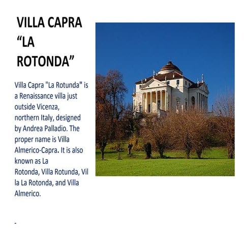 Villa capra