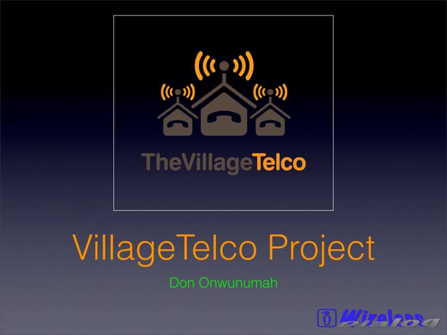 VillageTelco FOSDEM WirelessDialog