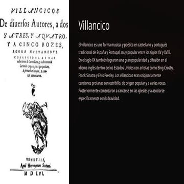 El Villancico es el origen de la navidad