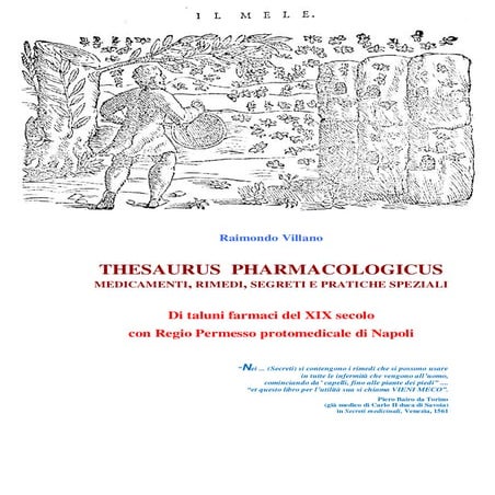 Villano Thesaurus Pharmacologicus: farmaci del XIX secolo con Regio Permesso protomedicale di Napoli