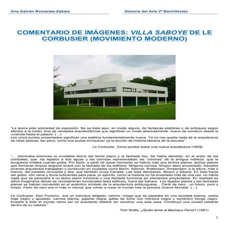 VILLA SAVOYE LE CORBUSIER