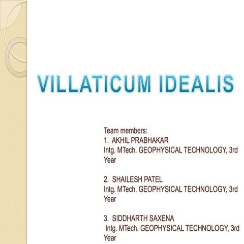 Villaticum Idealis (An ideal village near Roorkee)