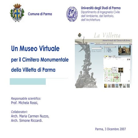 Villetta of Parma's 2D web Site