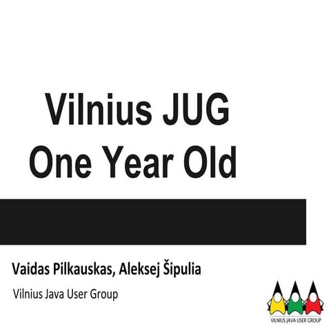 Vilnius Java User Group 20 - IntelliJ IDEA | ODP