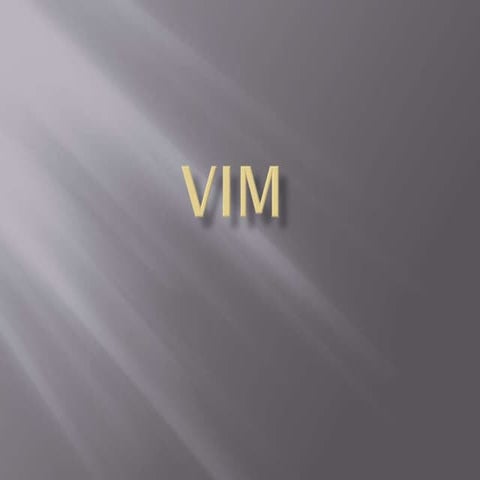 Vim 1
