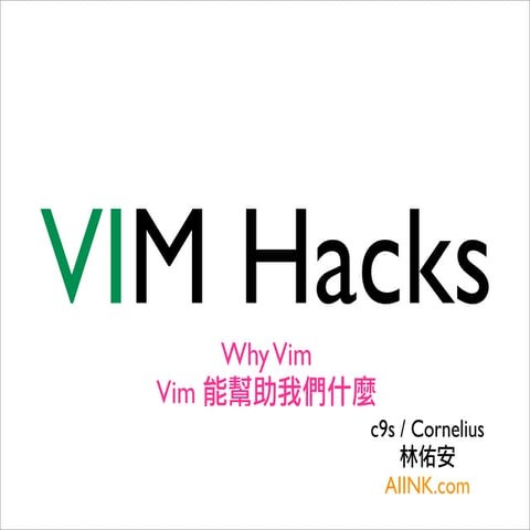 Vim hacks