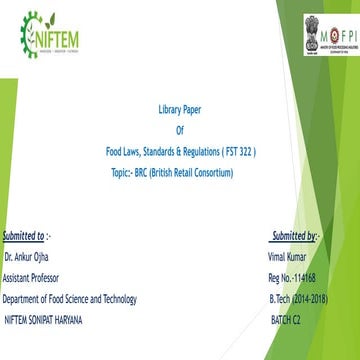 BRITISH RETAIL CONSORTIUM 