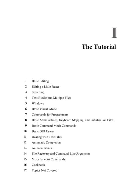 Vim Book