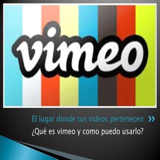 Como utilizar Vimeo